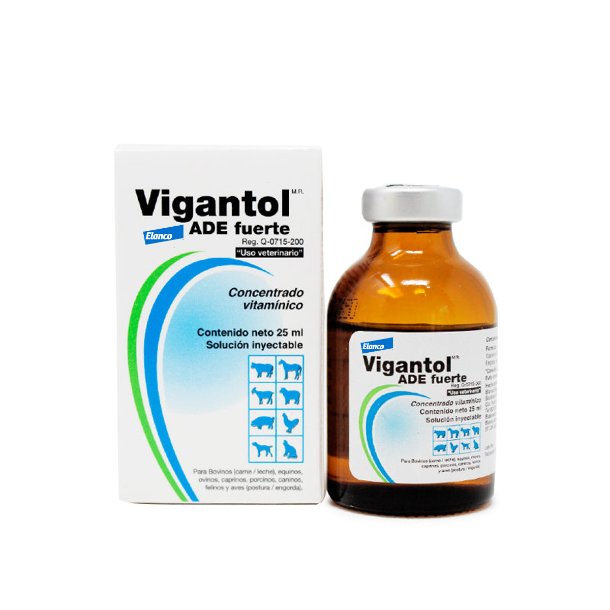 Vigantol ADE Fuerte Solución Inyectable 25 Ml - Elanco Vigantol ADE Fuerte Solución Inyectable 25 Ml - Elanco